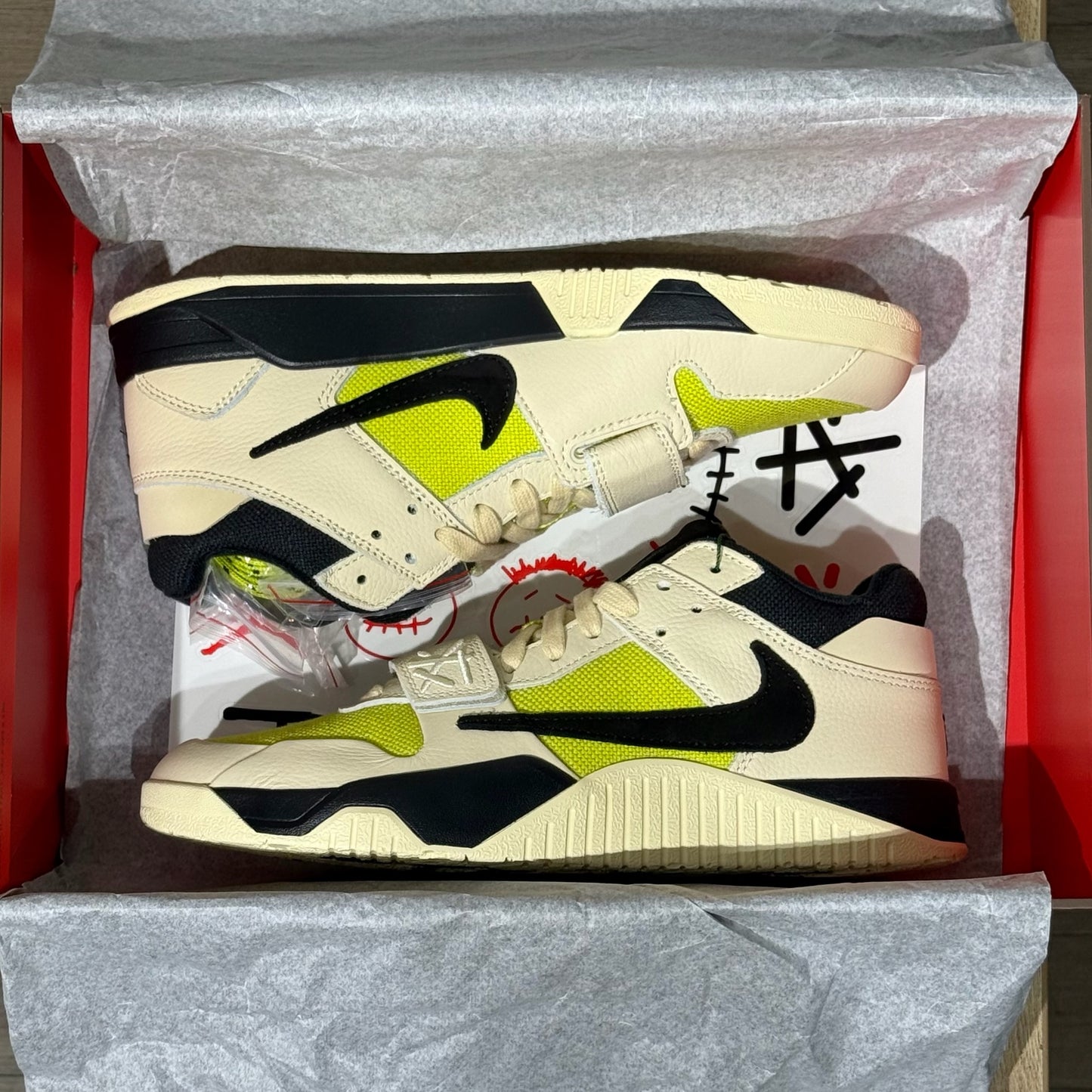 Jordan x Travis Scott Jumpman Jack - Bright Cactus