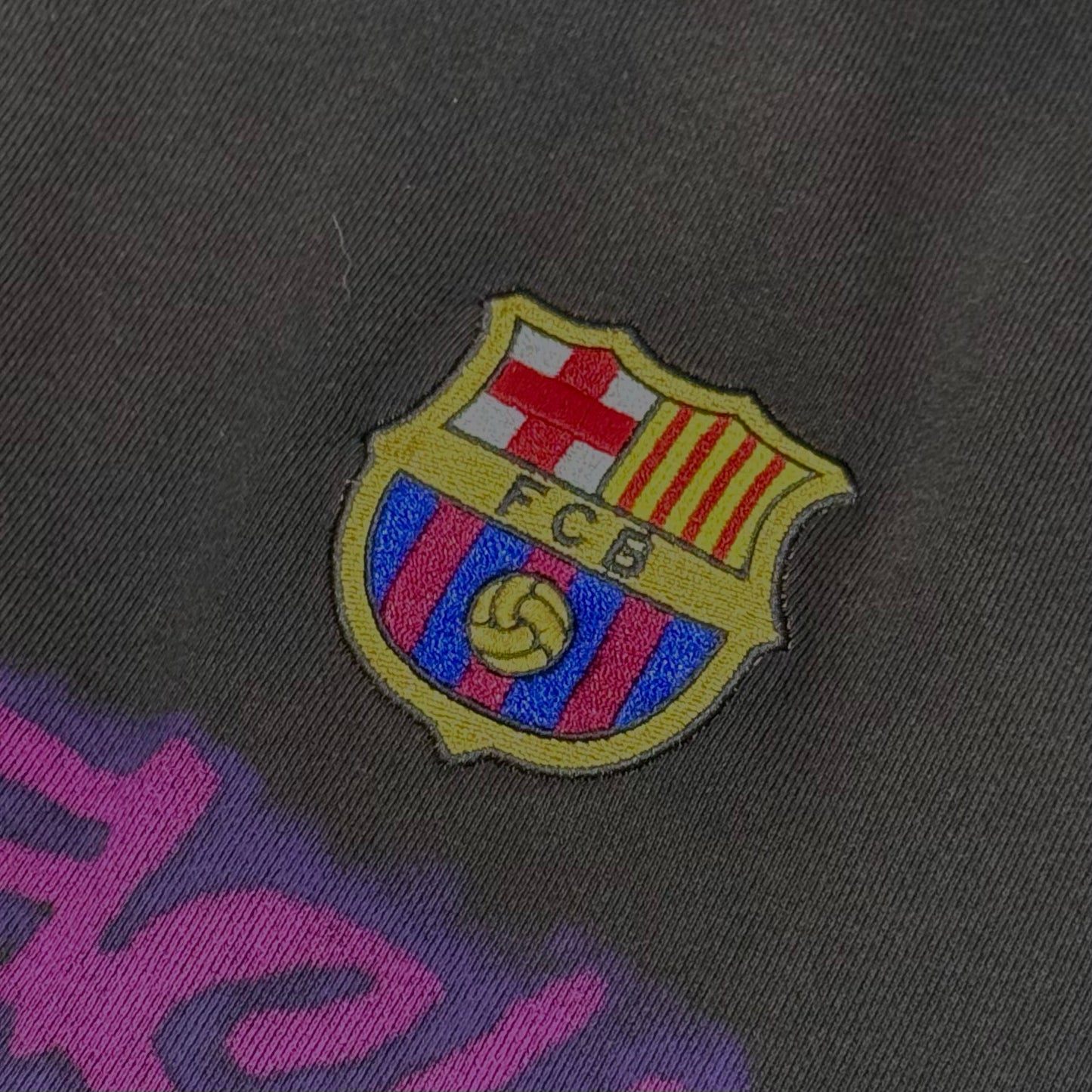 Travis Scott x FCB Barcelona x Nike Cactus Jack Spray Logo Hoodie