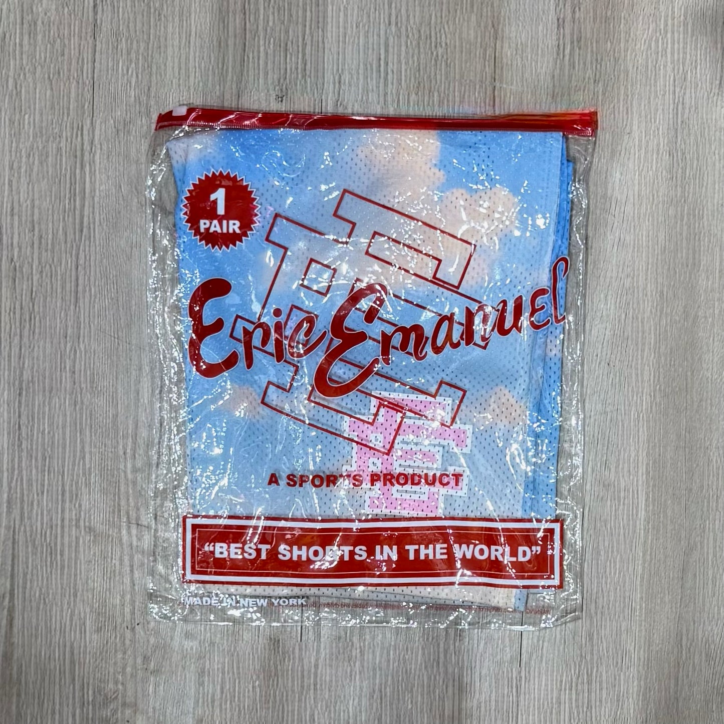 Eric Emanuel Basic Short Cloud Pattern - Blue & Grey