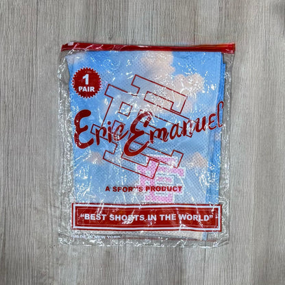 Eric Emanuel Basic Short Cloud Pattern - Blue & Grey