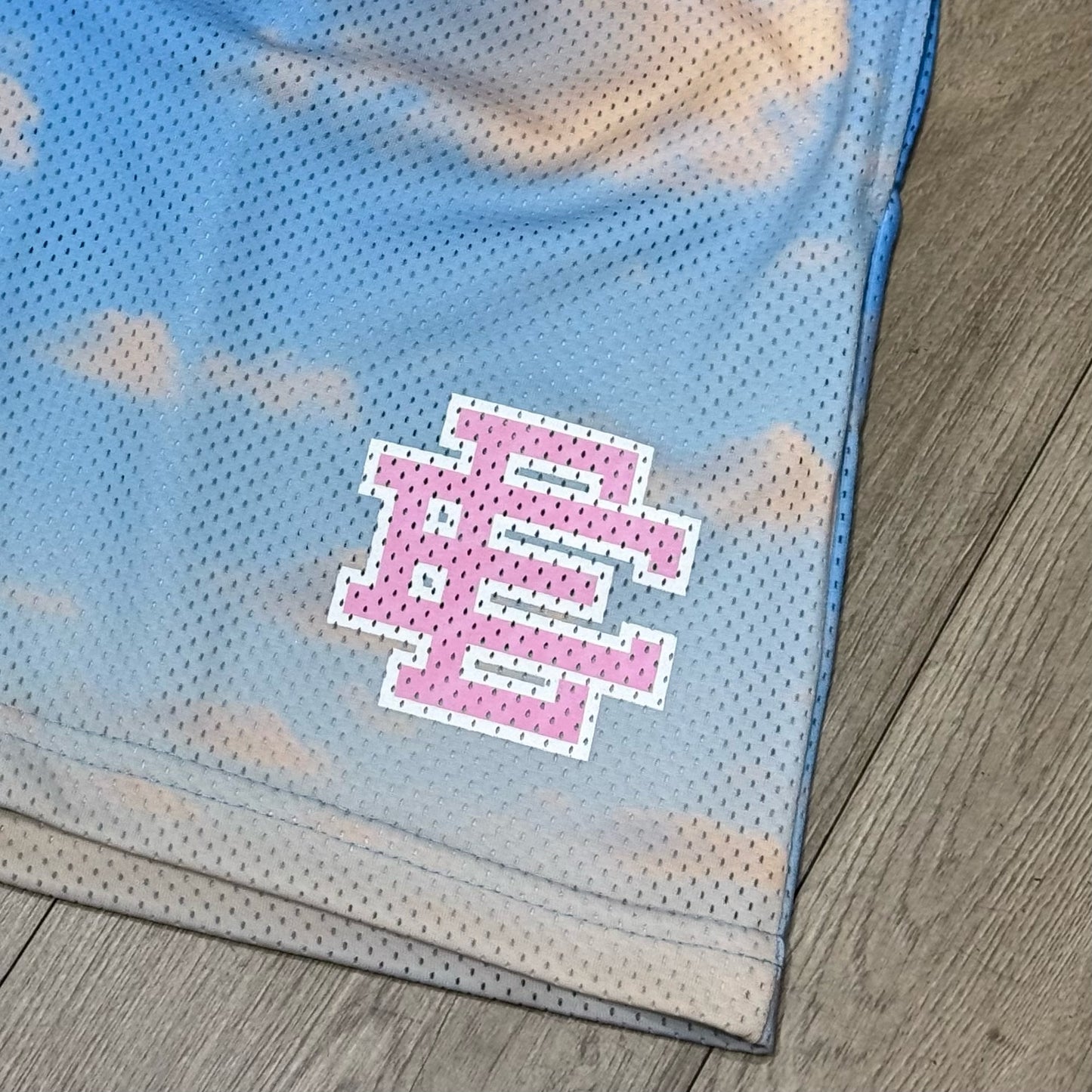 Eric Emanuel Basic Short Cloud Pattern - Blue & Grey