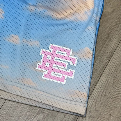 Eric Emanuel Basic Short Cloud Pattern - Blue & Grey