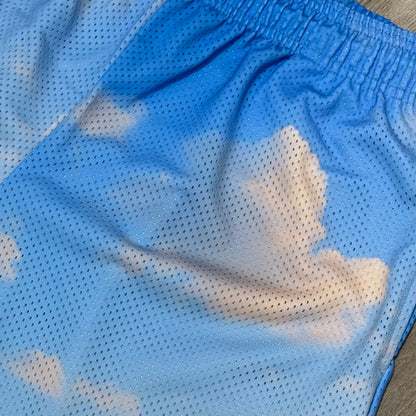 Eric Emanuel Basic Short Cloud Pattern - Blue & Grey