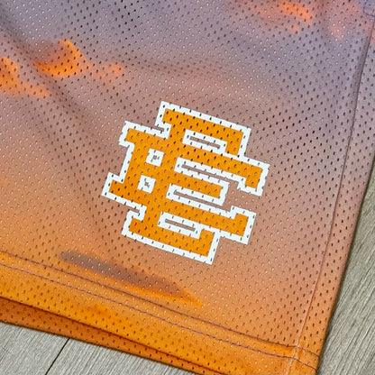 Eric Emanuel Basic Short Cloud Pattern - Orange & White