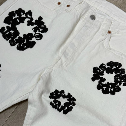 Denim Tears The Cotton Wreath Levis Jeans - White