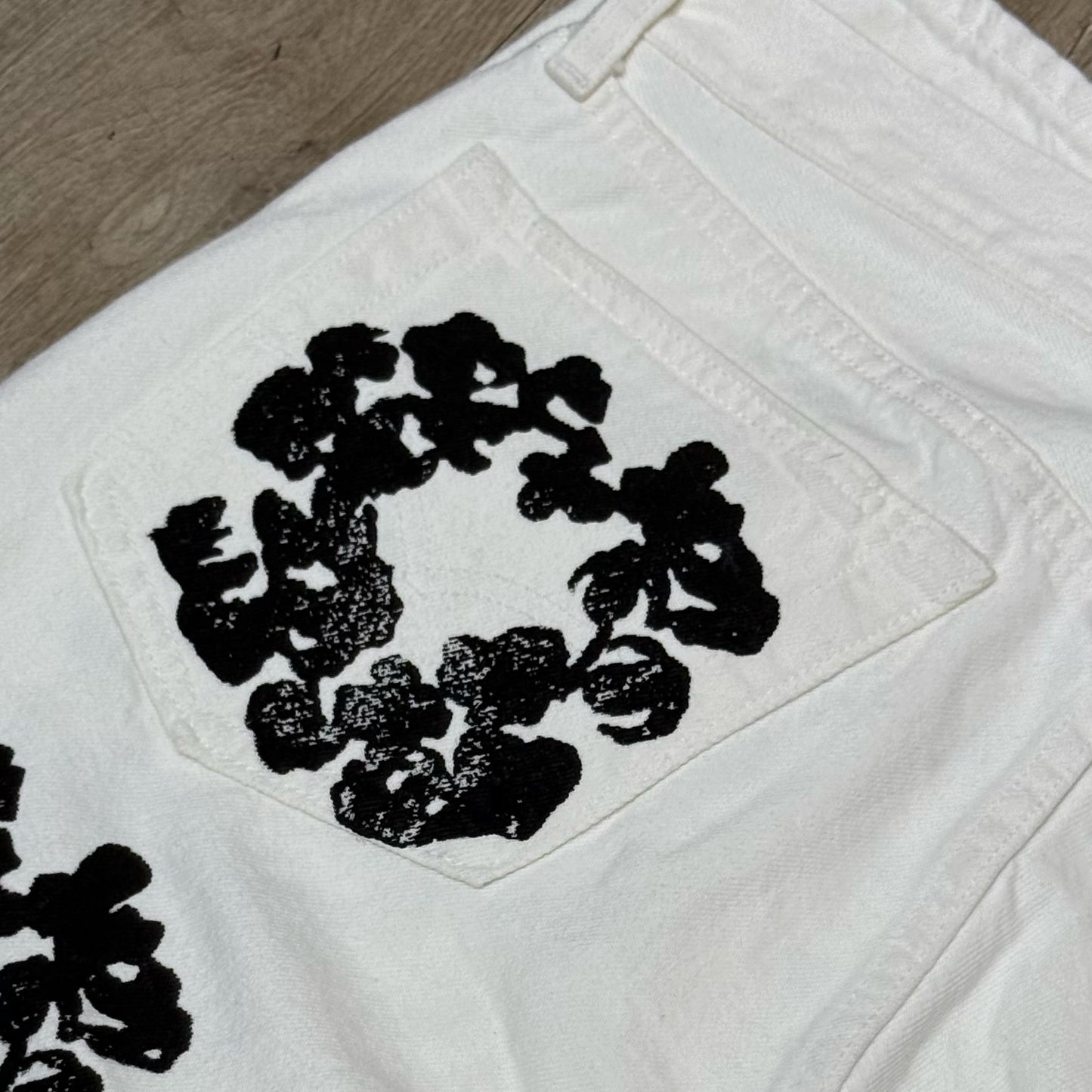 Denim Tears The Cotton Wreath Levis Jeans - White