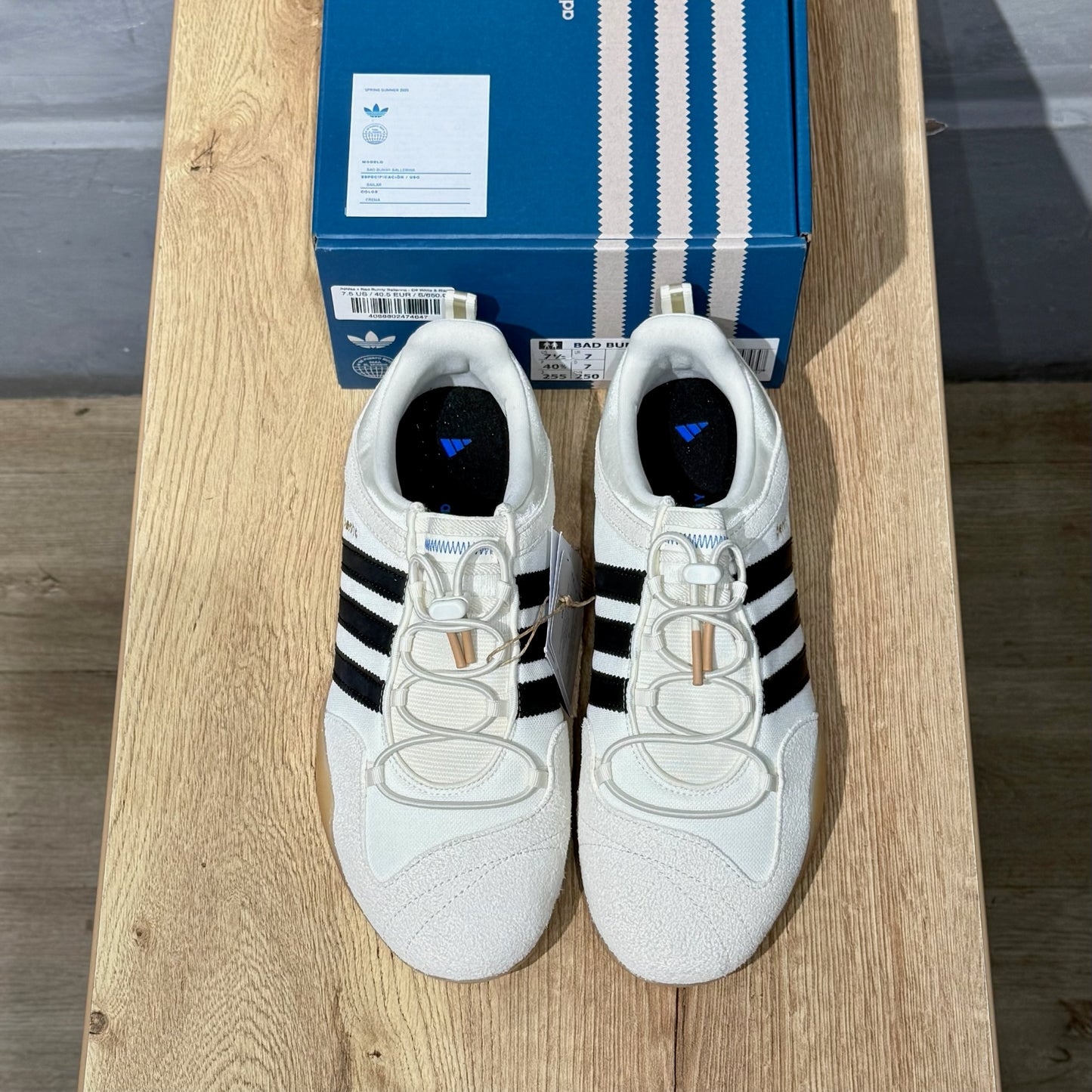Adidas x Bad Bunny Ballerina - Off White & Black Gum