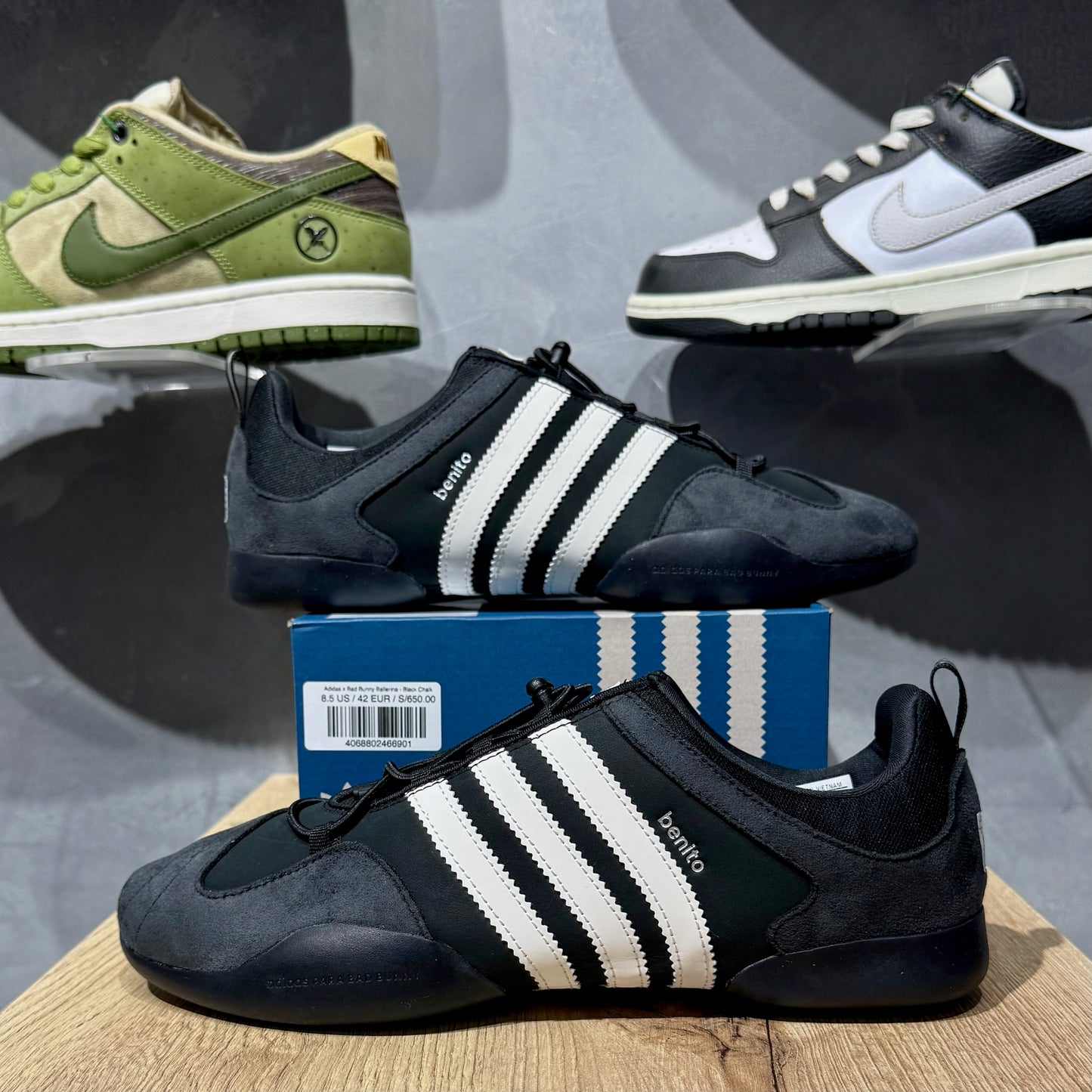 Adidas x Bad Bunny Ballerina - Black Chalk