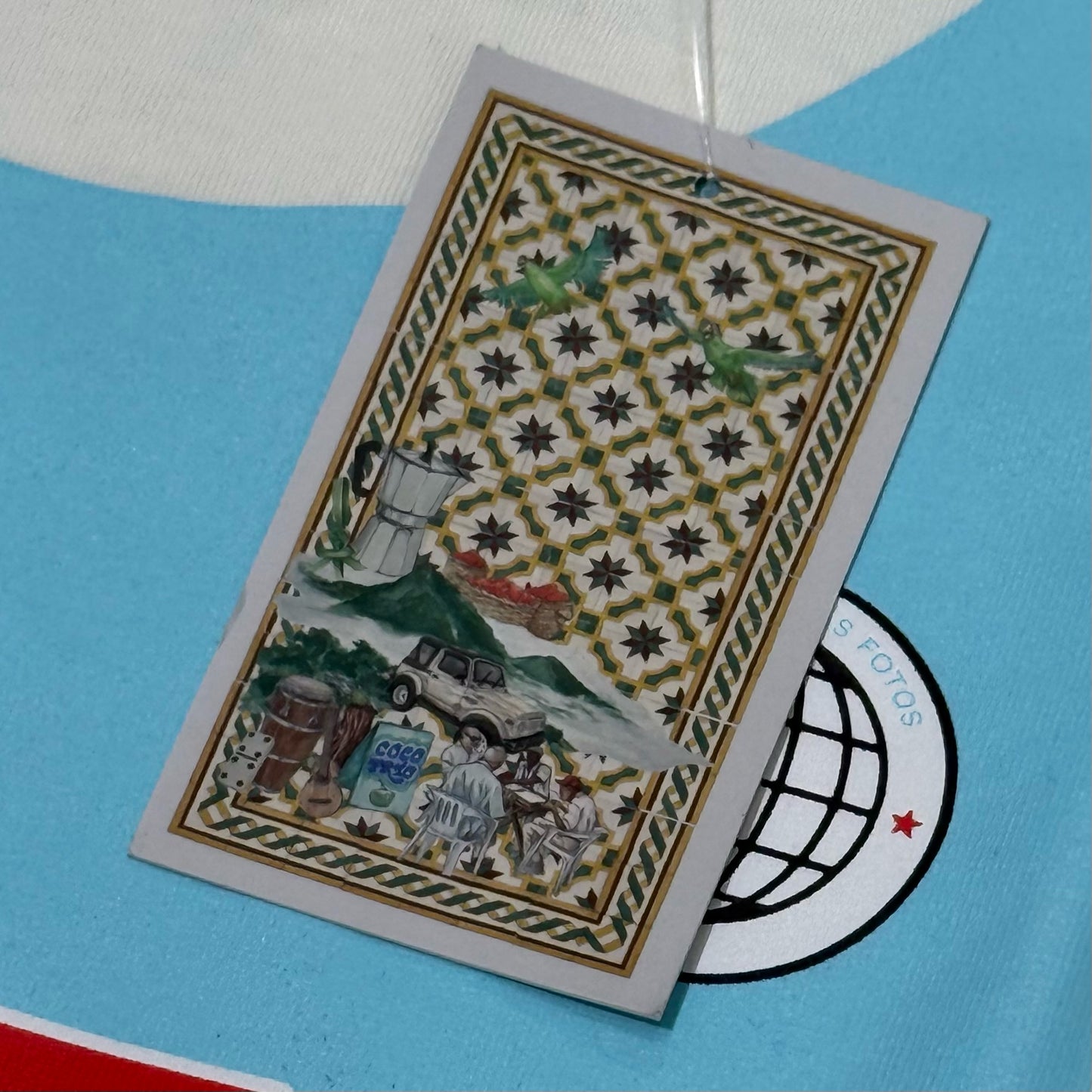 Bad Bunny Merch Puerto Rico Jersey Tee - White & Blue