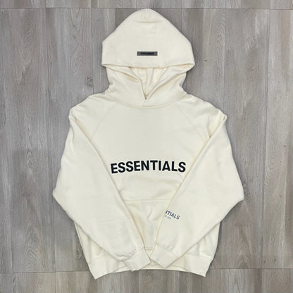 Essentials Hoodie Silicone Boxy - Buttercream