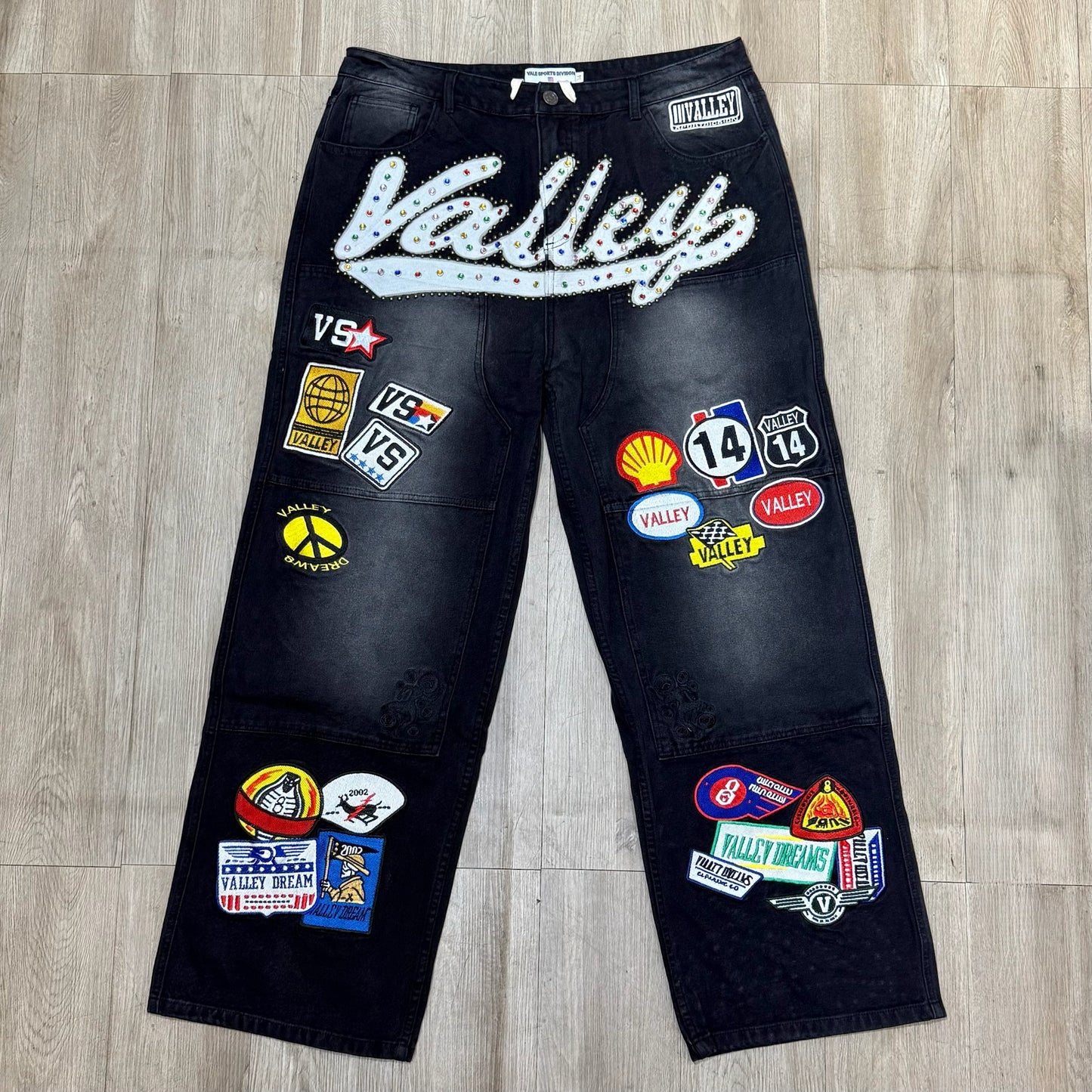 Vale Forever Valley Denim 1980s Painters - Black