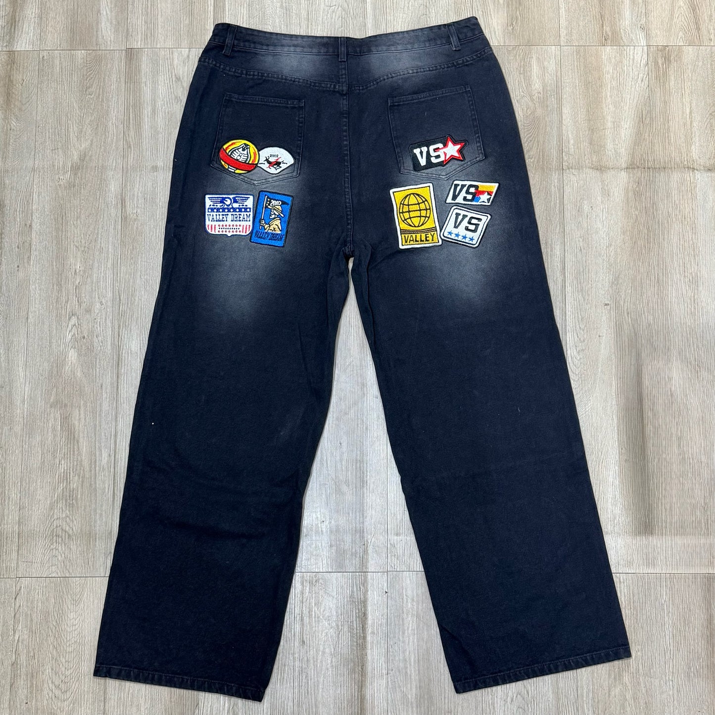 Vale Forever Valley Denim 1980s Painters - Black