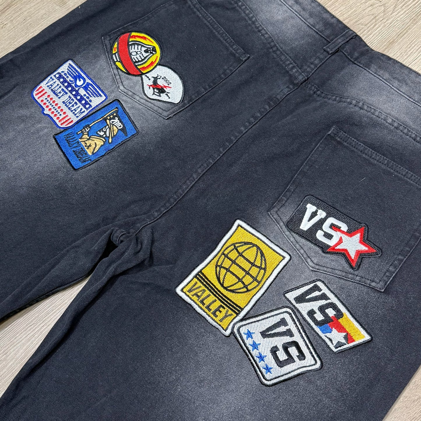 Vale Forever Valley Denim 1980s Painters - Black