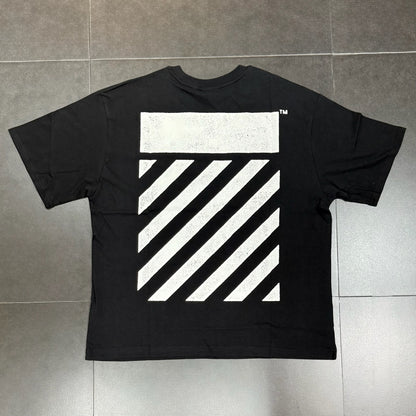 Off-White L/AB Diagonal Tee - Black