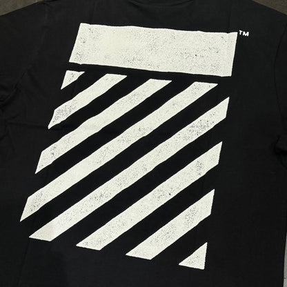 Off-White L/AB Diagonal Tee - Black