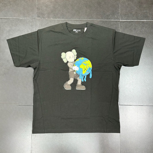 Kaws x Uniqlo Universe Earth Graphic Tee - Grey