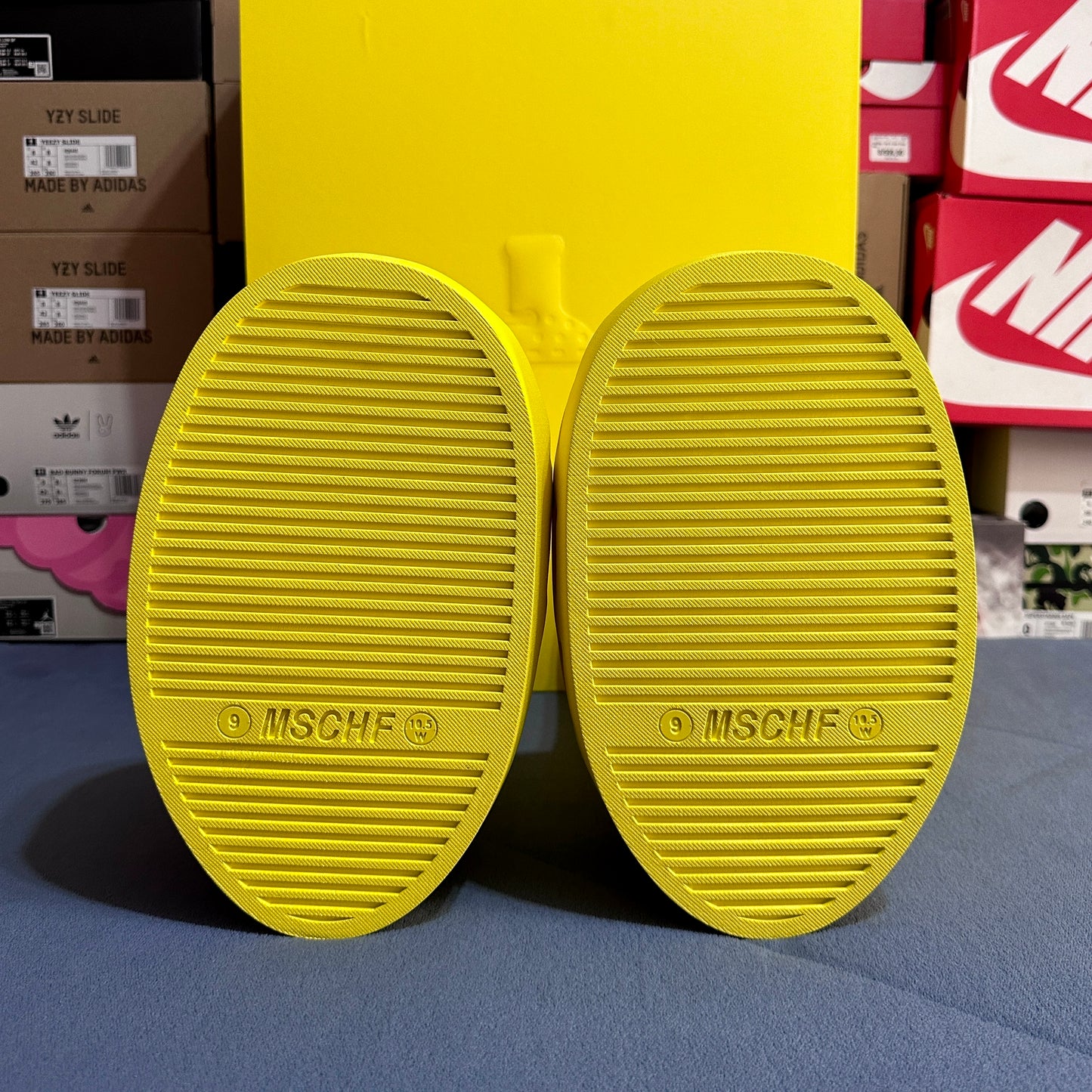 MSCHF x Crocs Big Red Boots - Yellow