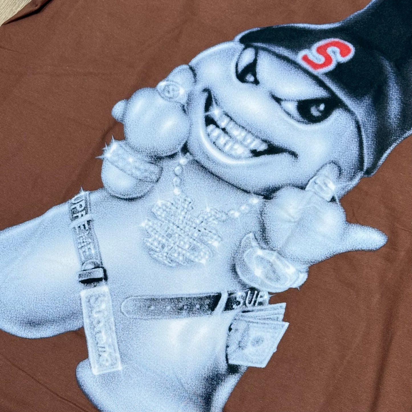 Supreme Snowman Tee - Brown