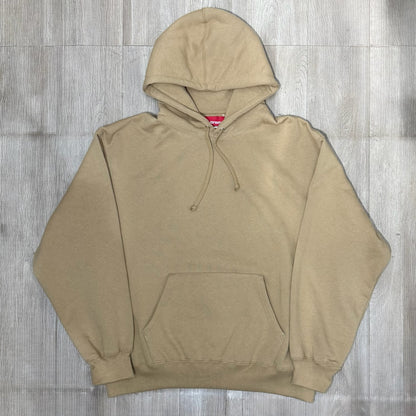 Supreme Satin Applique Hoodie - Light Tan