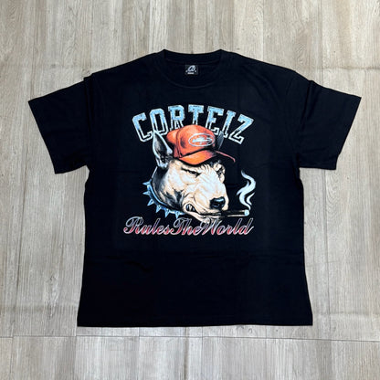 Corteiz Dog Pound Tee - Black