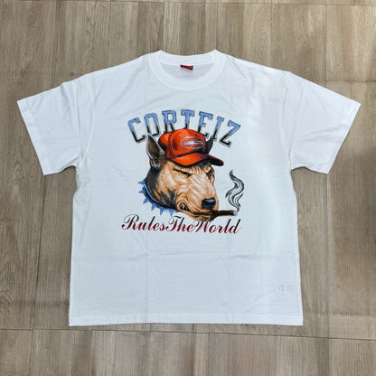 Corteiz Dog Pound Tee - White