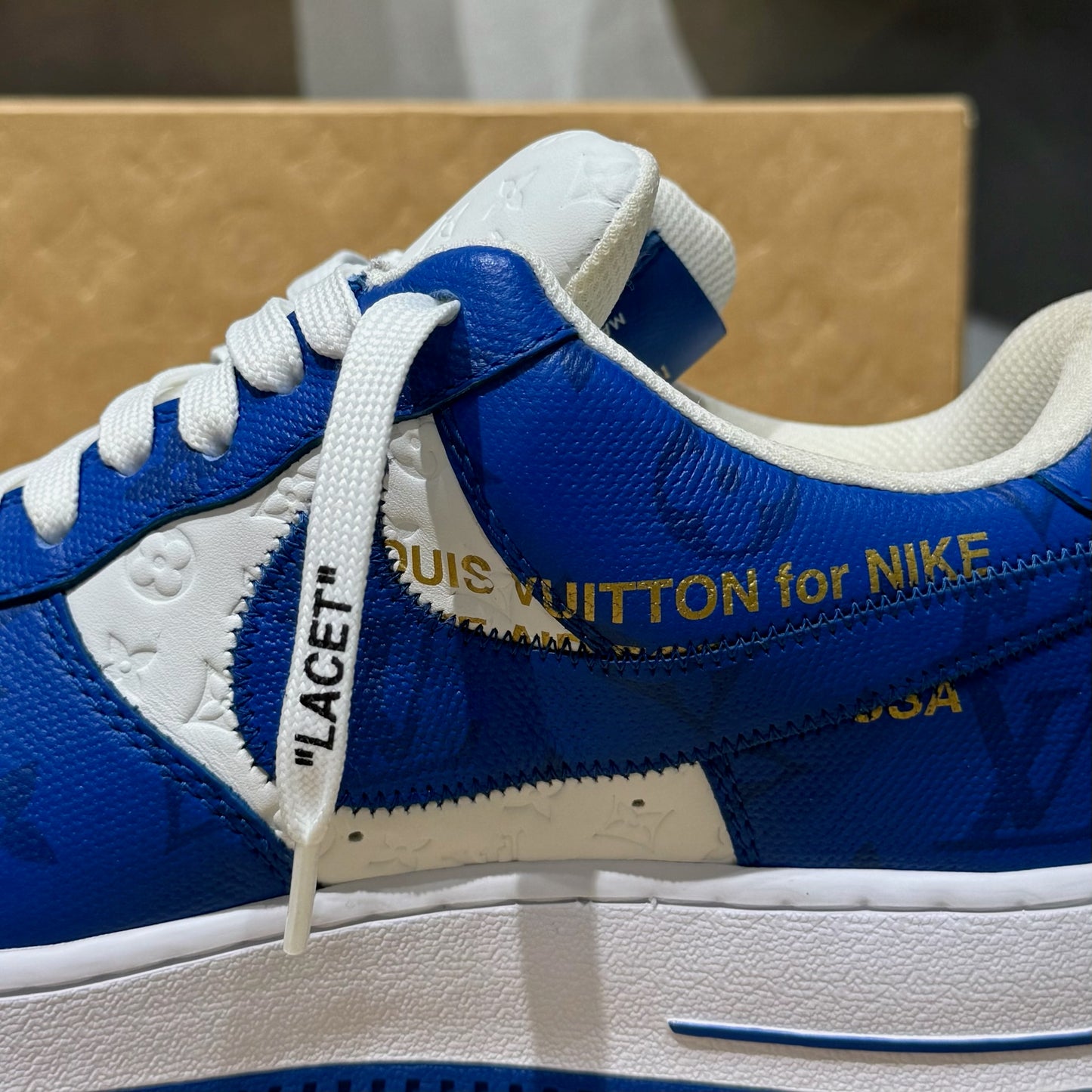 Nike x Louis Vuitton by Virgil Abloh Air Force 1 - Royal Blue