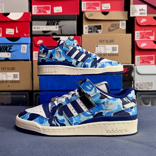 Adidas x Bape Forum 84 Low - 30th Anniversary Blue Camo