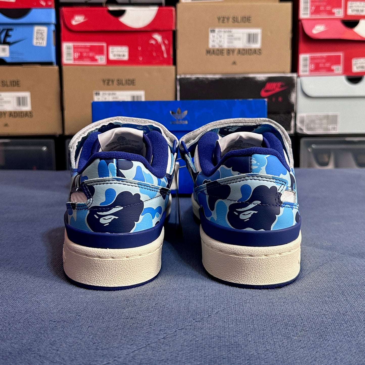 Adidas x Bape Forum 84 Low - 30th Anniversary Blue Camo