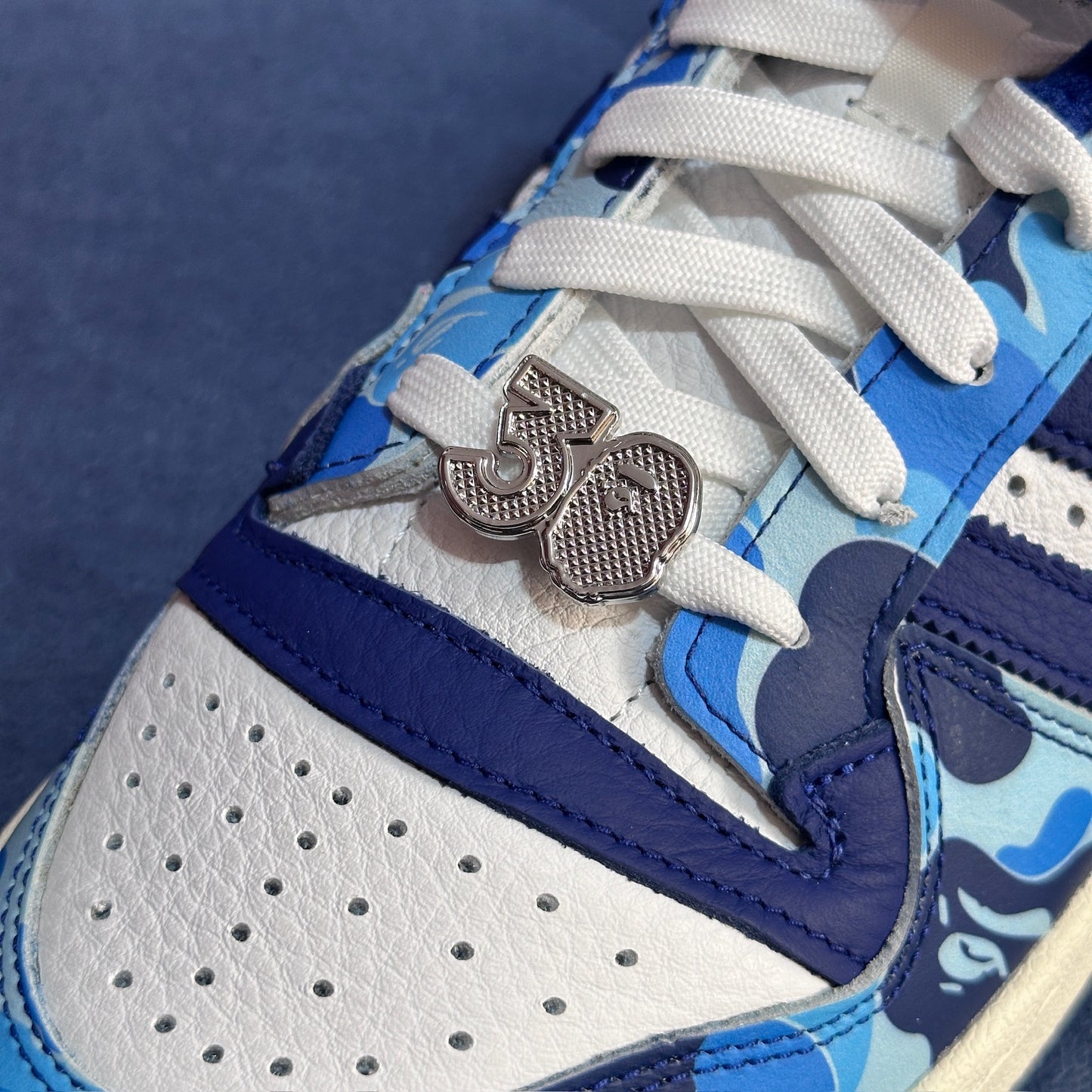 Adidas x Bape Forum 84 Low - 30th Anniversary Blue Camo