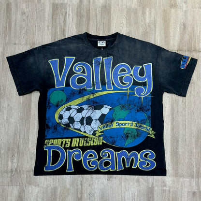 Vale Forever Ride Football Tee - Black