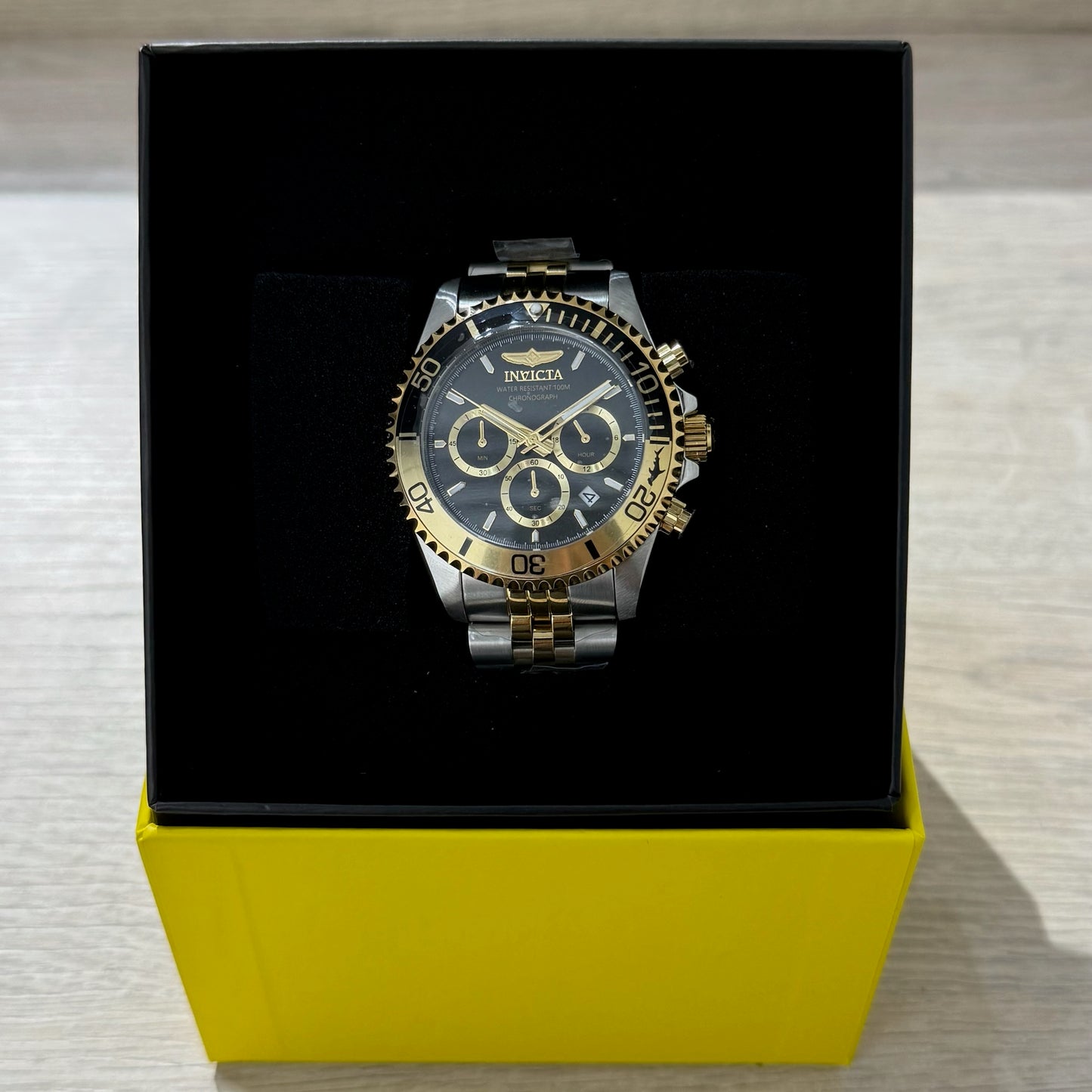 Invicta Pro Diver Watch 40mm Steel - Grey & Gold