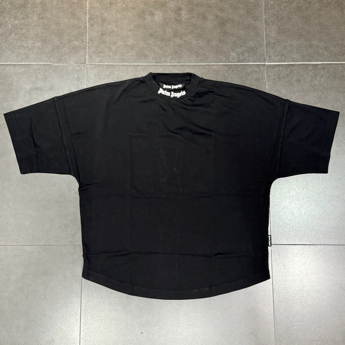 Palm Angels Classic Logo Over Tee - Black & White