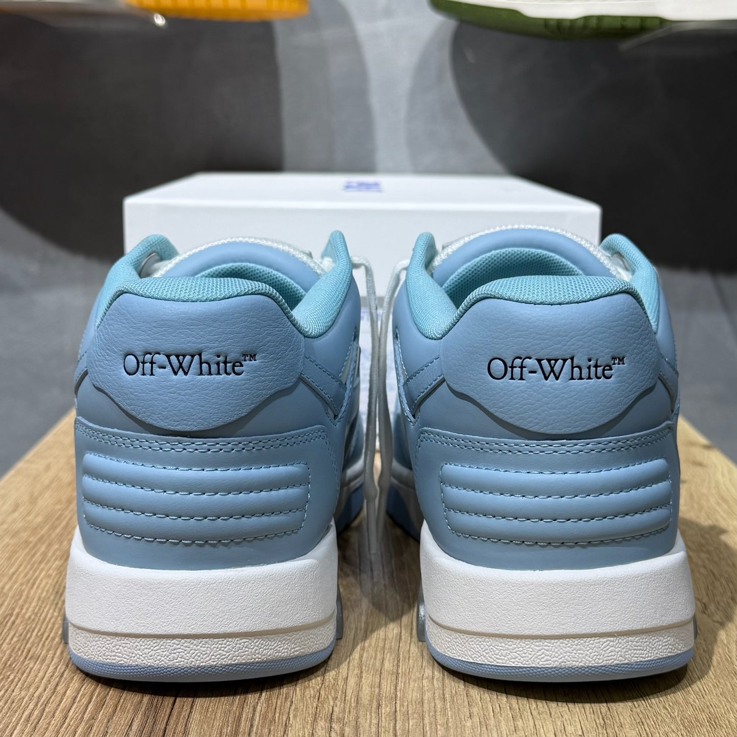 Off White Out Of Office - Light Blue