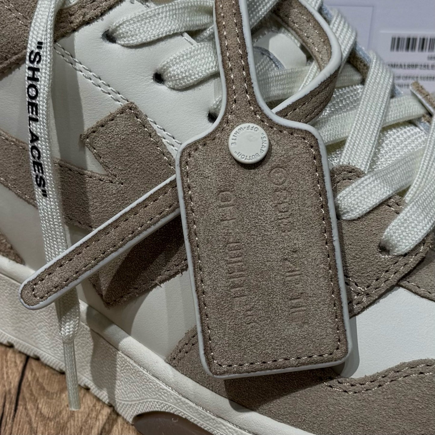 Off White Out Of Office - Beige & Brown