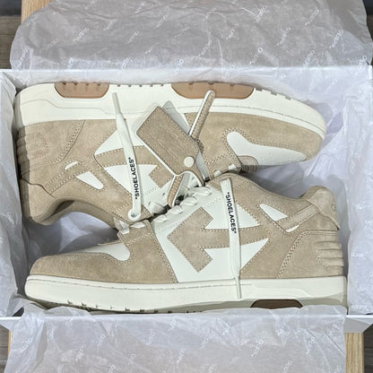 Off White Out Of Office - Beige & Brown