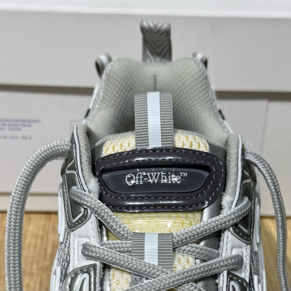 Off White Be Right Back Lace Up - Grey & White