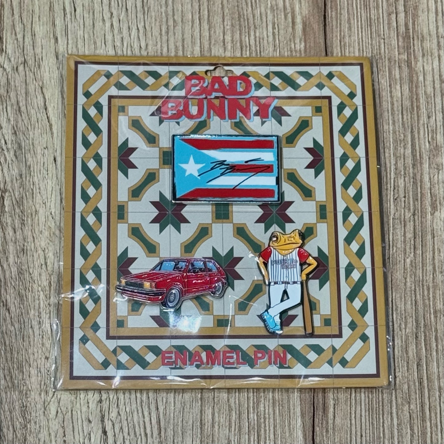 Bad Bunny Pins Set of 3 - P FKN R