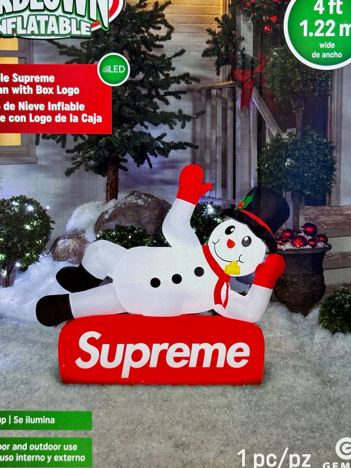 Supreme Large Inflatable Snowman White