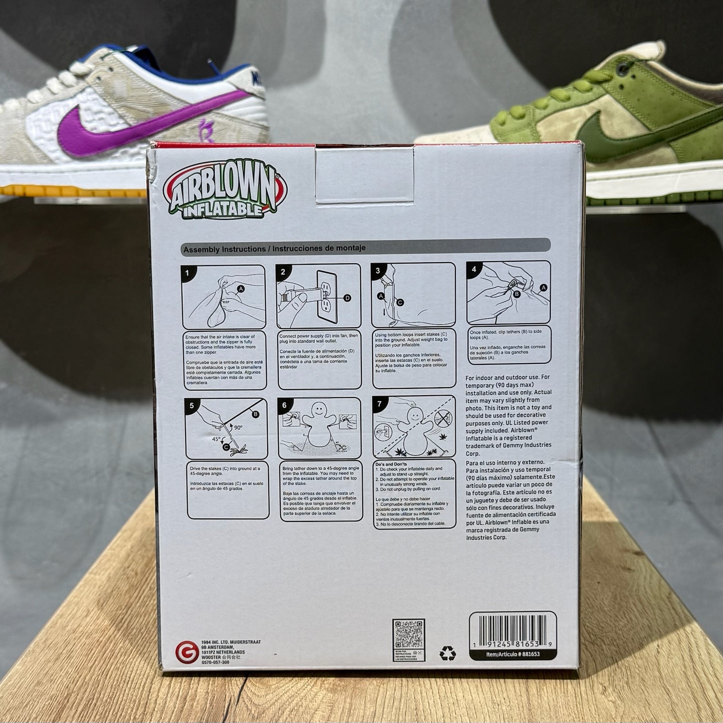 Supreme Large Inflatable Snowman White