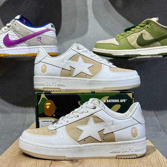 Bape Sta #6 - White & Beige