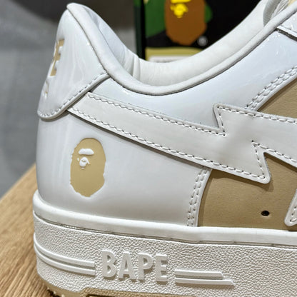 Bape Sta #6 - White & Beige