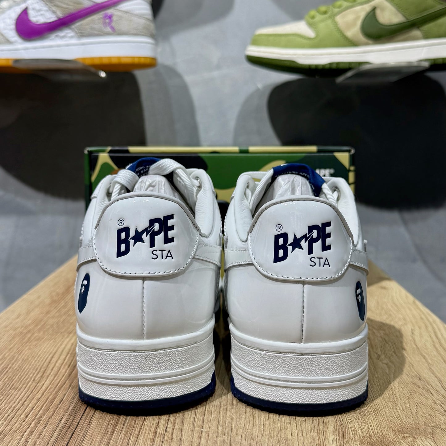 Bape Sta #6 - White & Navy