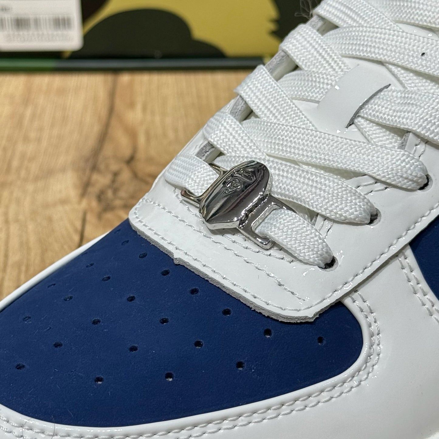 Bape Sta #6 - White & Navy