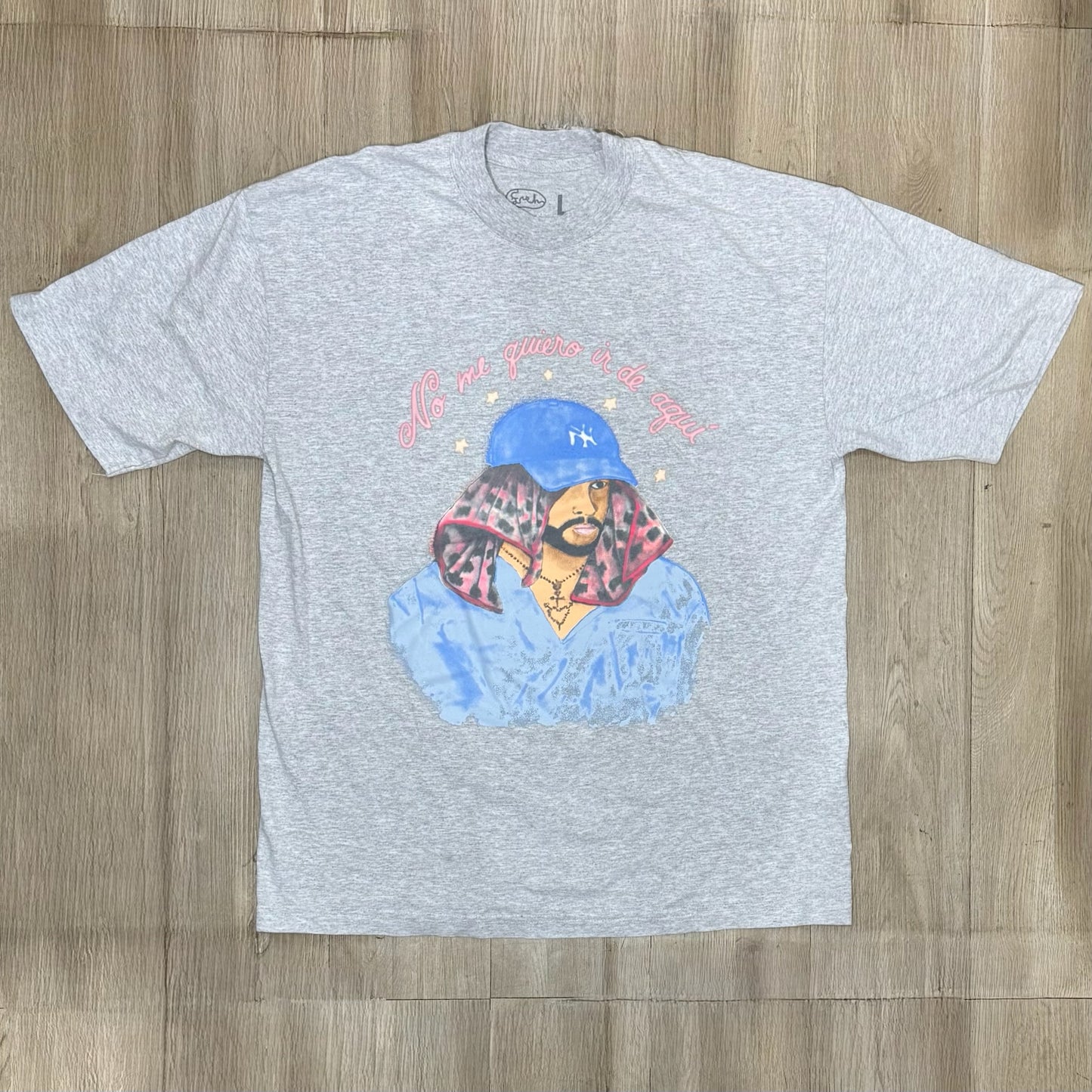 Frsh x Bad Bunny NMQIDA Tee - Grey