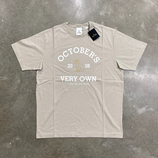 OVO Collegiate T-Shirt - Stone