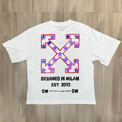 Off White Star Arrow Skate Tee - White