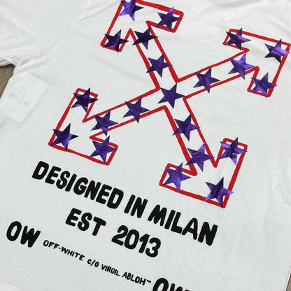 Off White Star Arrow Skate Tee - White