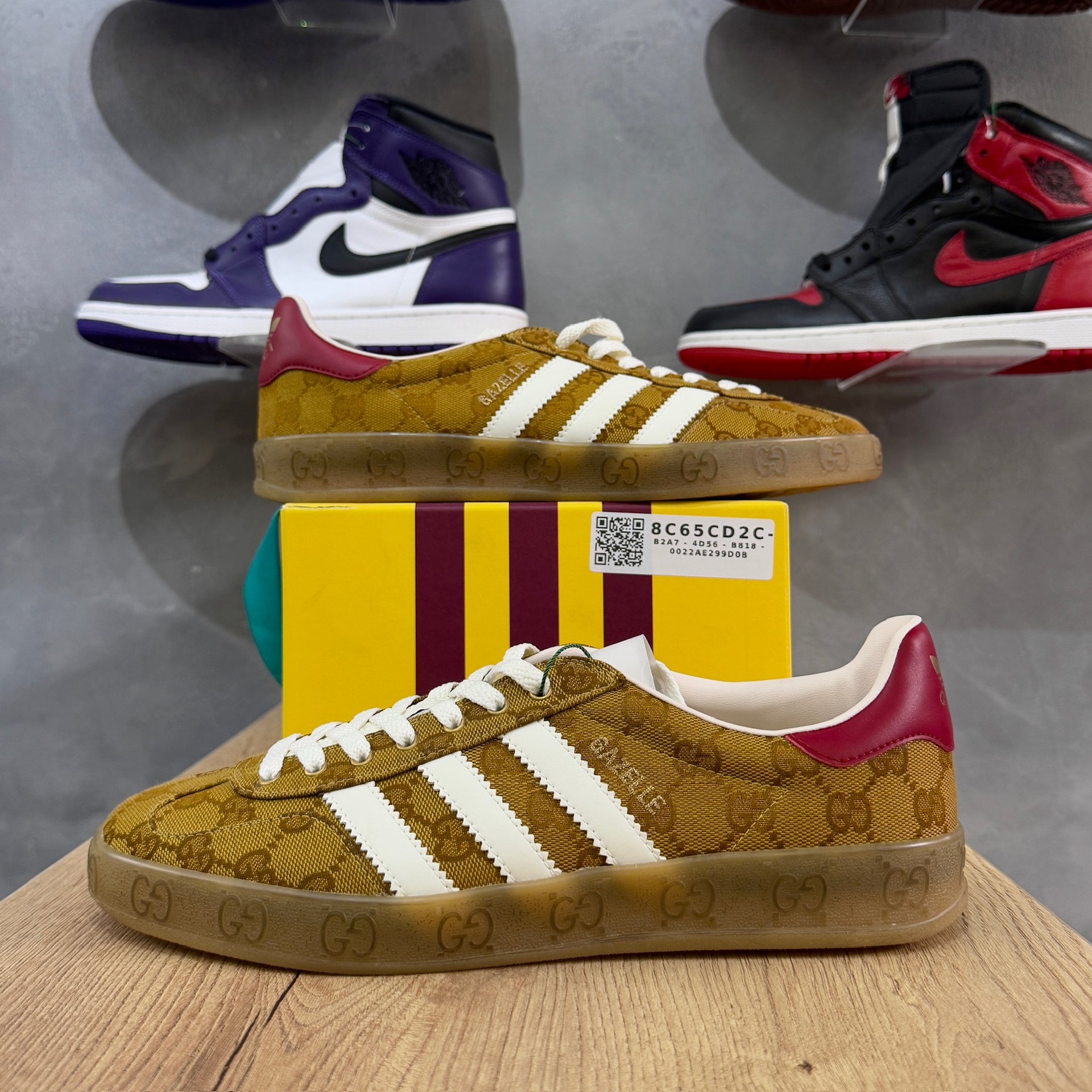 Adidas x Gucci Gazelle Original Monogram Beige Brown – Pulse Peru