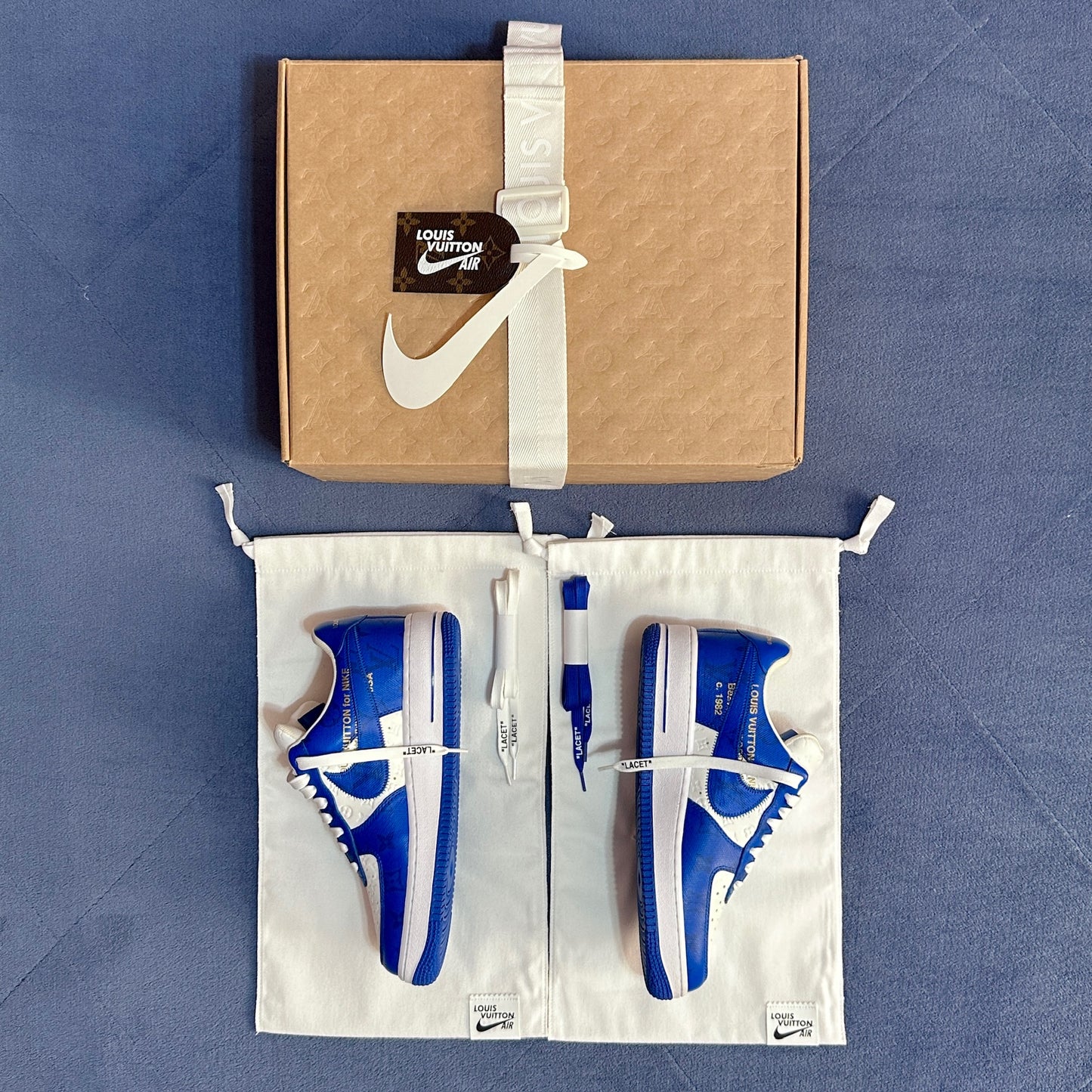 Nike x Louis Vuitton by Virgil Abloh Air Force 1 - Royal Blue