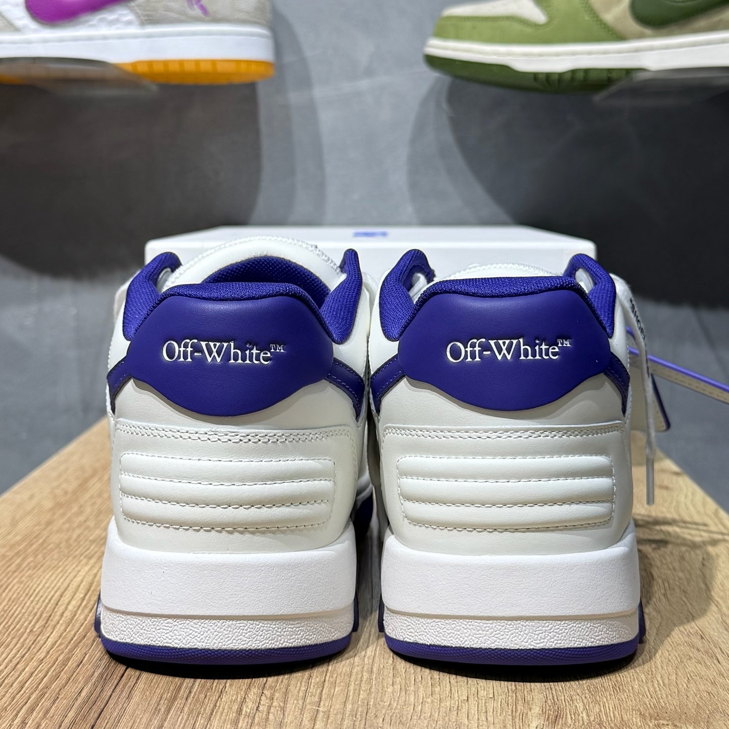 Off White Out Of Office - White & Dark Blue